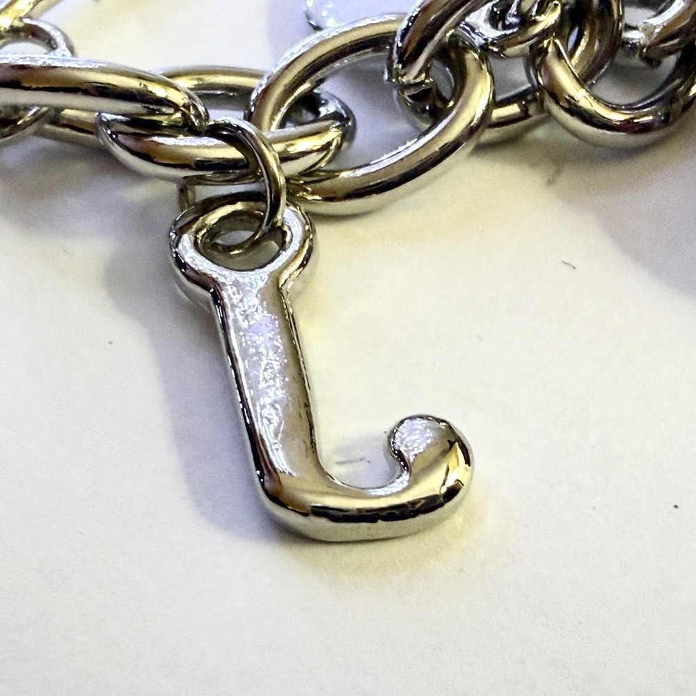 Rare! Limited Edition Juicy Couture Silver Charm Bracelet Purse Crystal 2008 Y2K - Picture 9 of 13